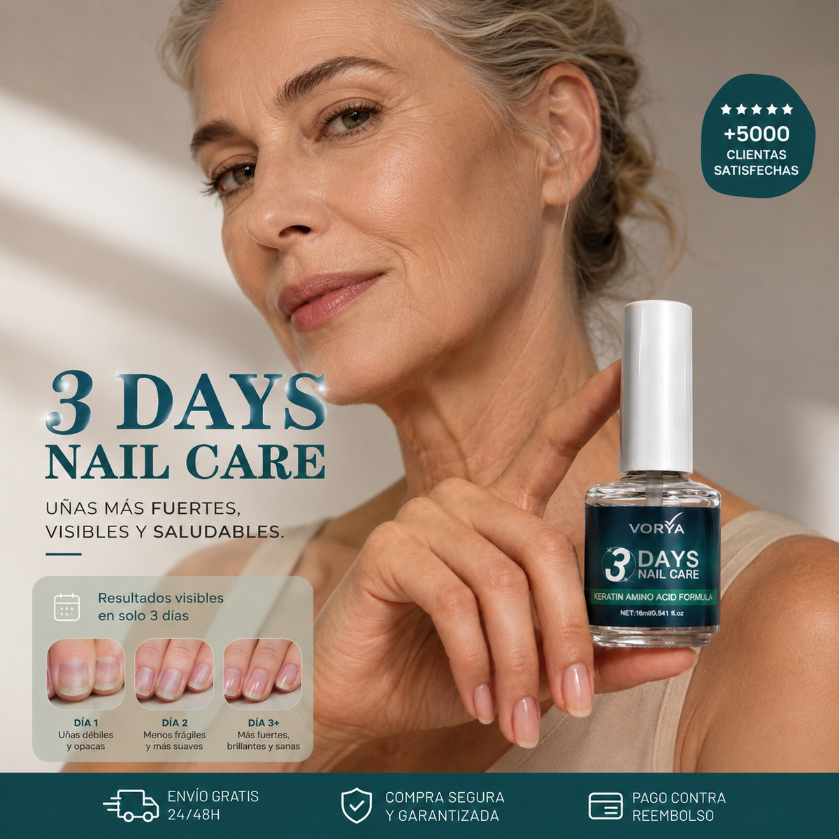 NailRestore™ – Tratamiento Reparador y Fortalecedor de Uñas