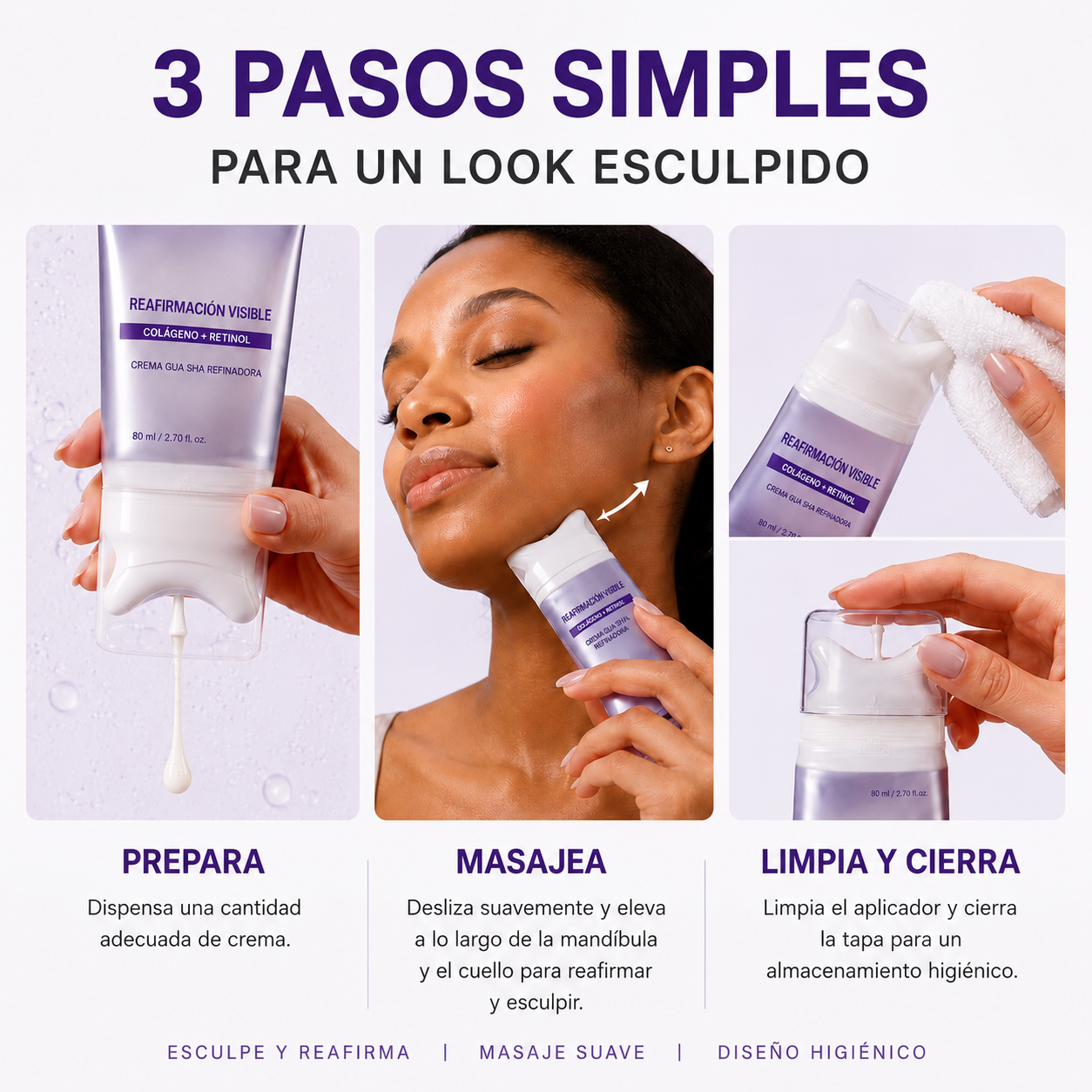 Vorya FormaLift™ - Crema reafirmante con Gua Sha integrado