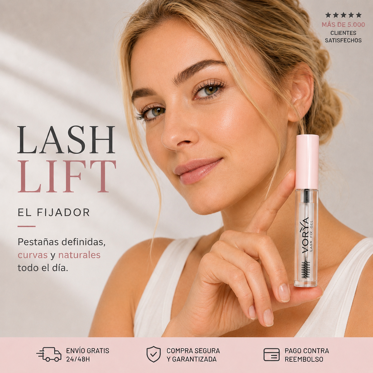 LashLift™ - Máscara Transparente Efecto Lifting