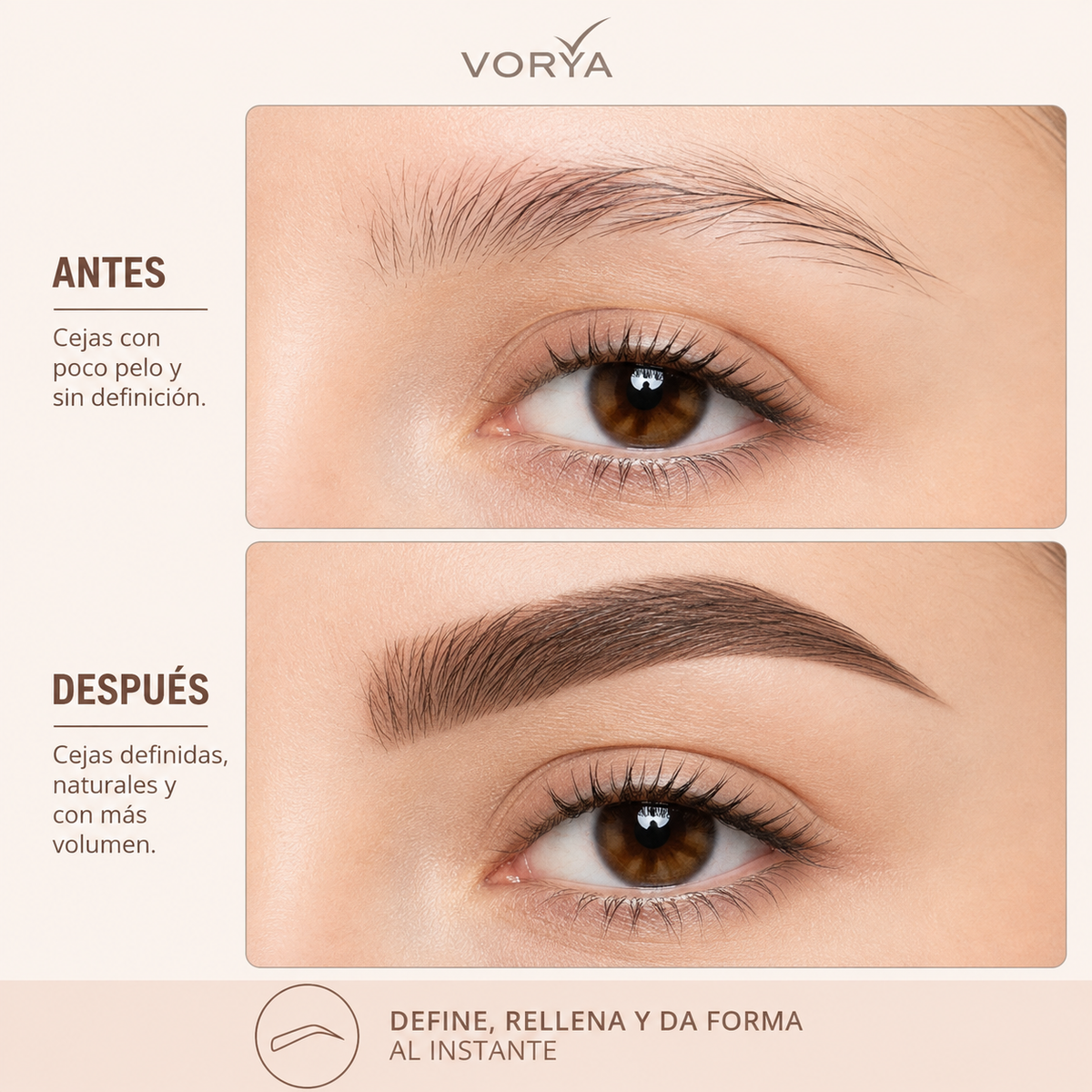BrowPerfect™ - Moldeador de cejas acabado natural