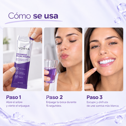 Vorya Violette™ - Enjuague Blanqueador Premium