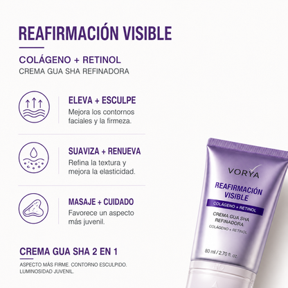 Vorya FormaLift™ - Crema reafirmante con Gua Sha integrado
