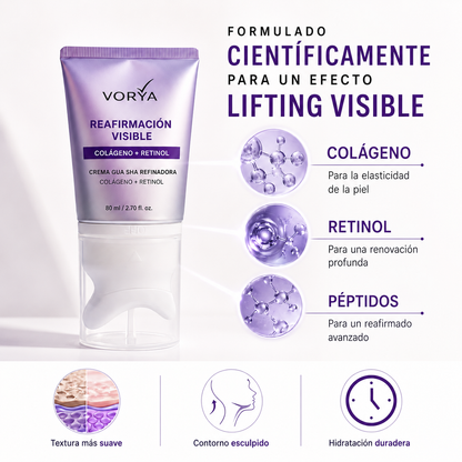 Vorya FormaLift™ - Crema reafirmante con Gua Sha integrado