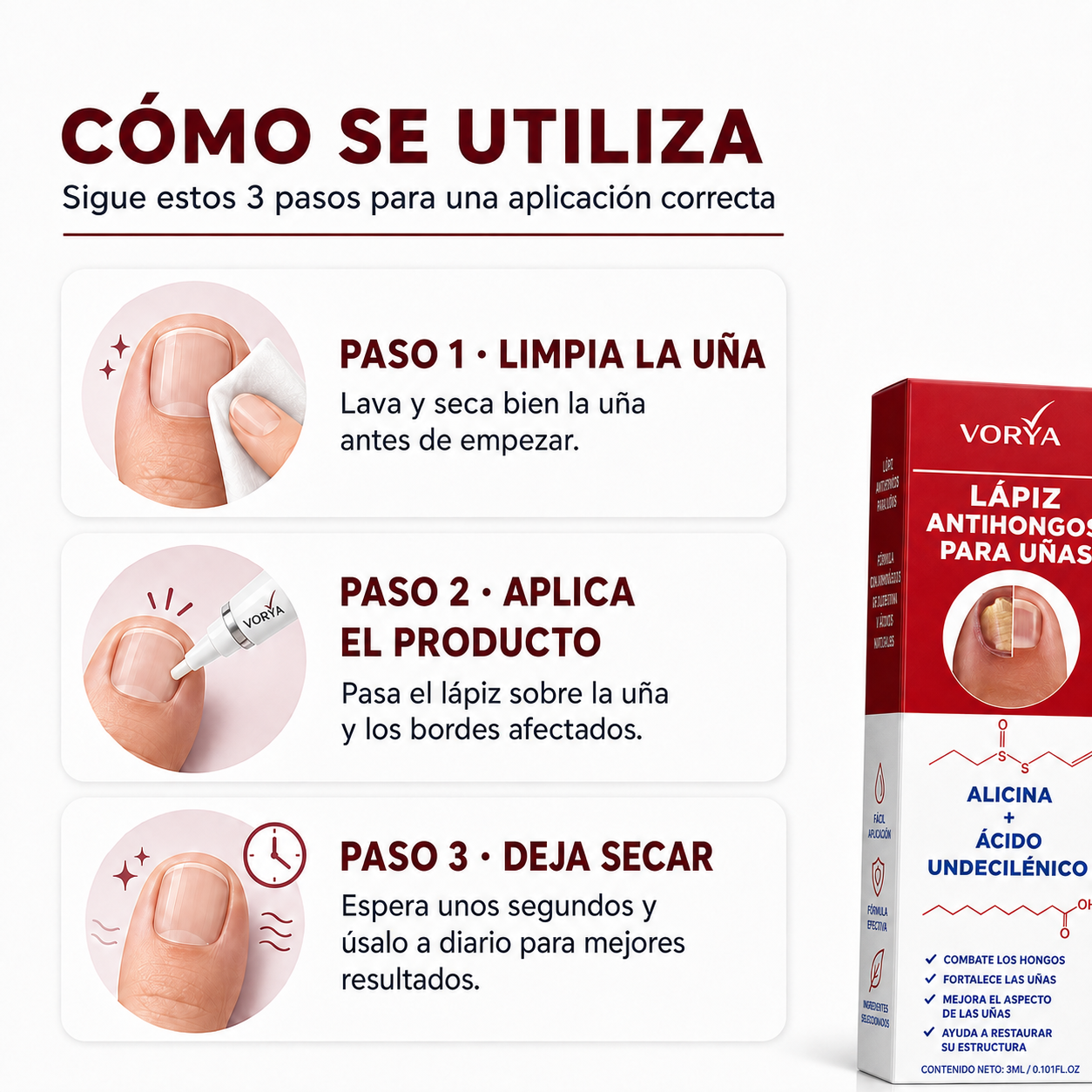 ClariNail™ - Lápiz reparador anti-hongos