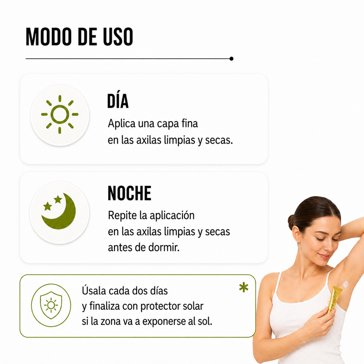VitaClara™ - Crema para el cuidado de las axilas