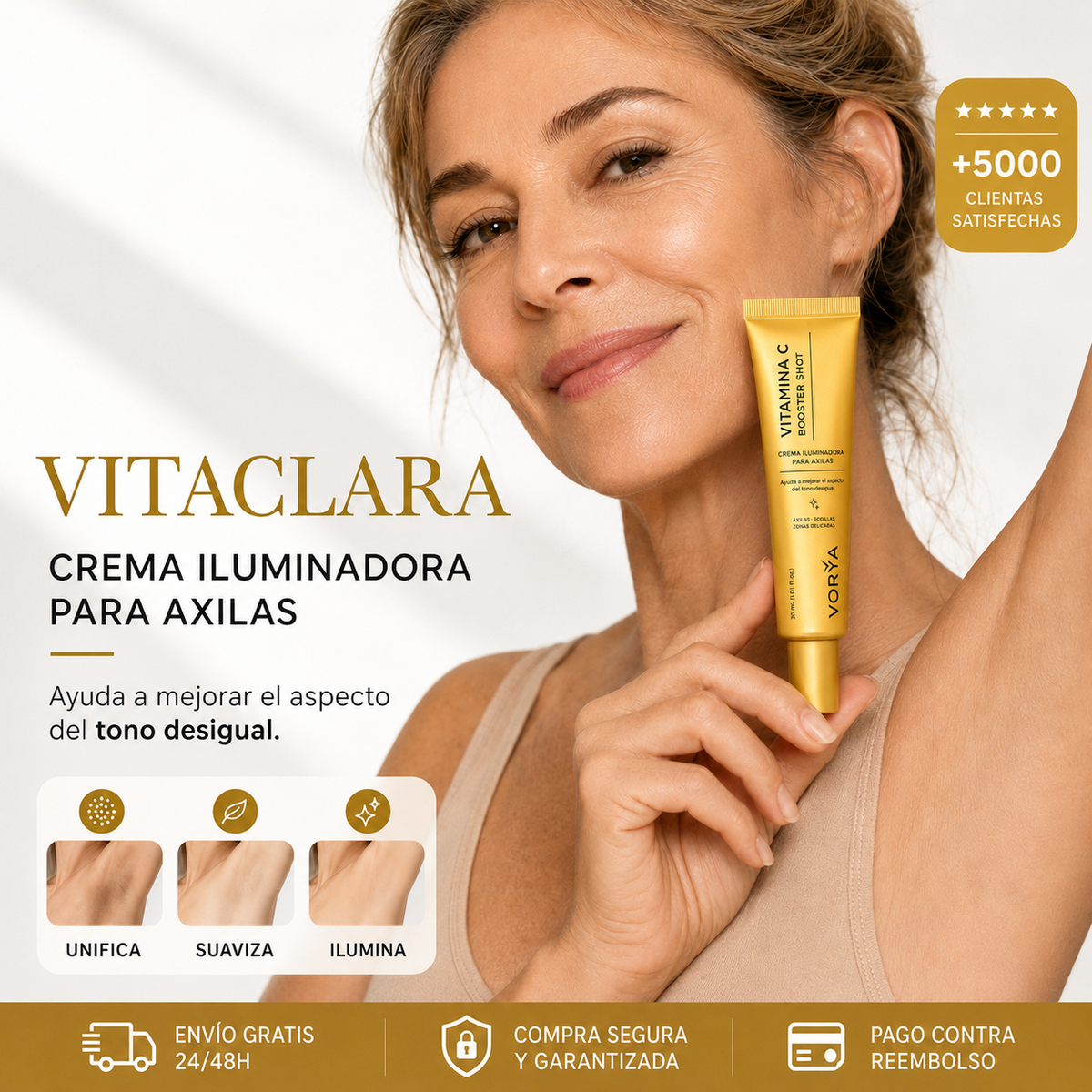 VitaClara™ - Crema para el cuidado de las axilas