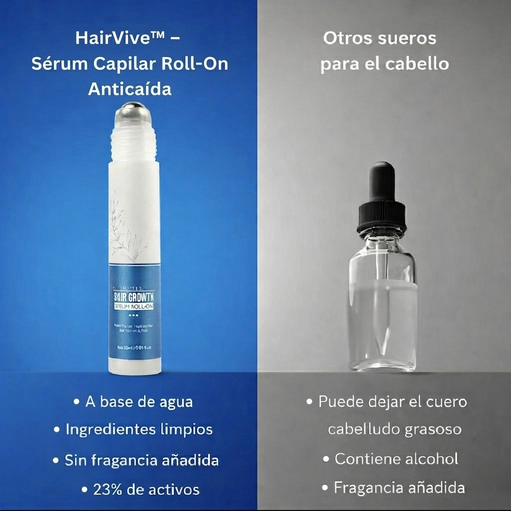 HairVive™ – Sérum Capilar Roll-On Anticaída