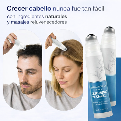 HairVive™ – Sérum Capilar Roll-On Anticaída