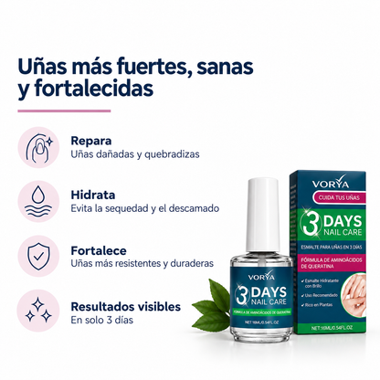 NailRestore™ – Tratamiento Reparador y Fortalecedor de Uñas